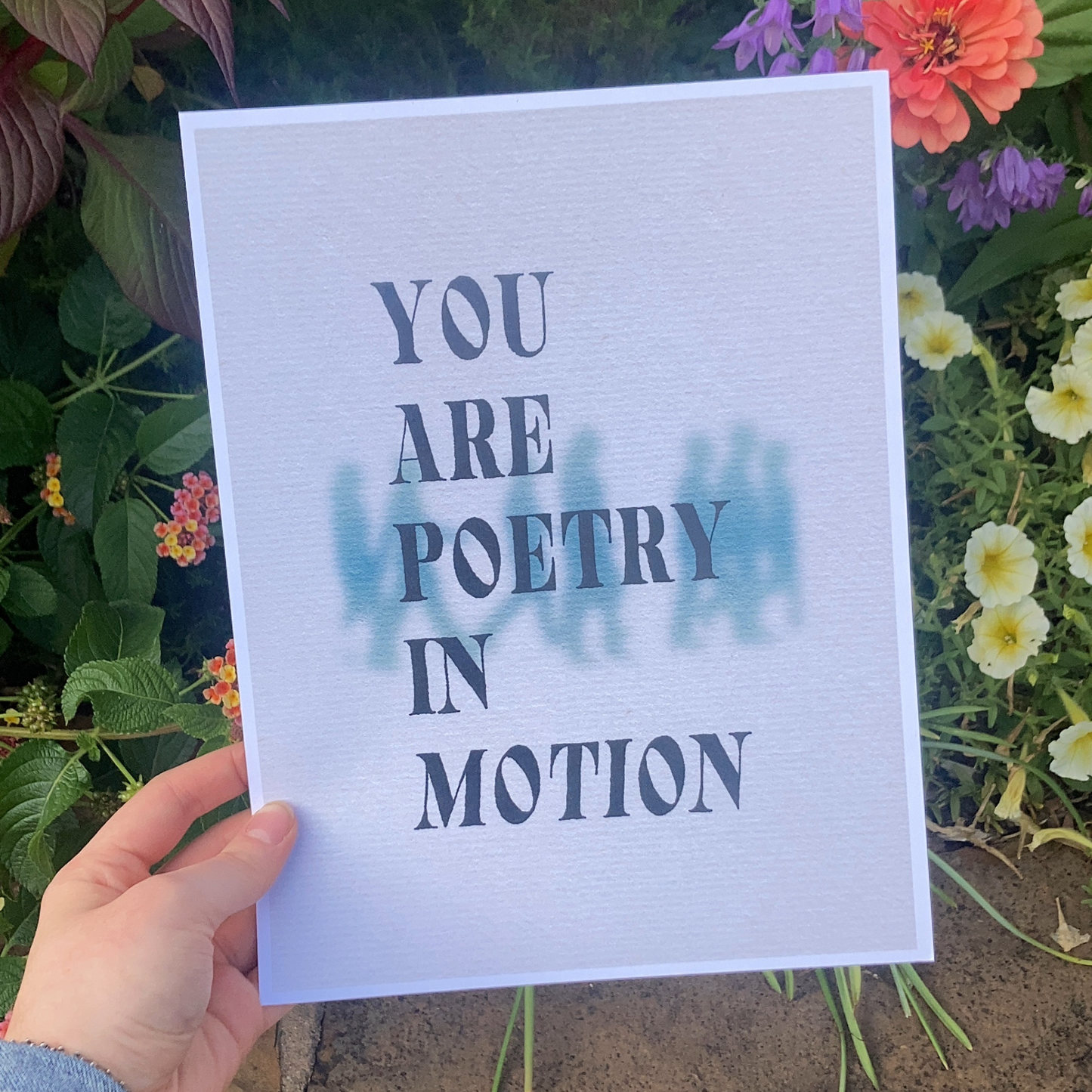 Poetry In Motion Print