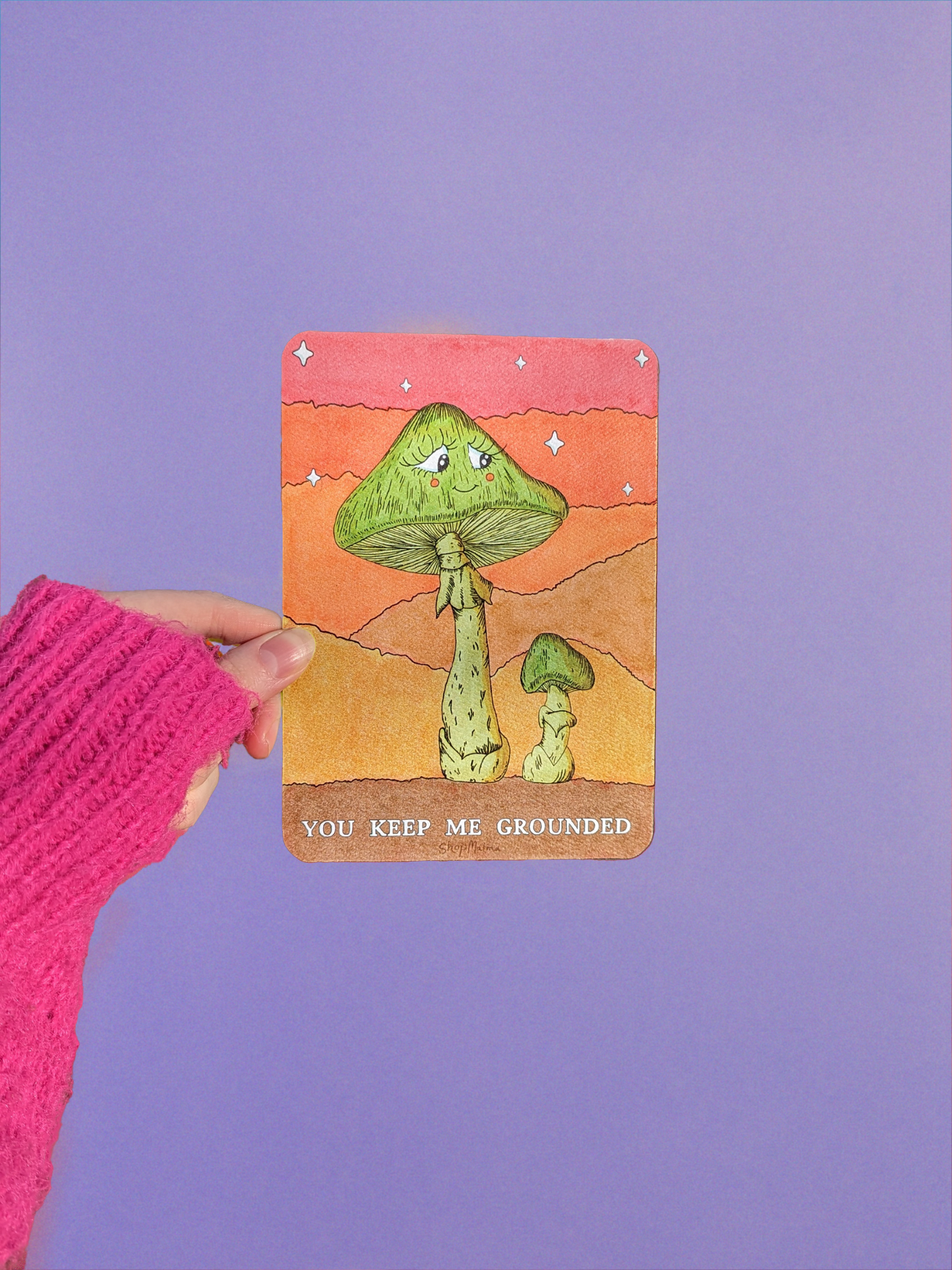 Mushroom Pal 5x7 Print